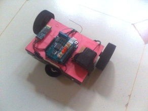 bluetooth controlled car robotics 3d print model - Mito3D