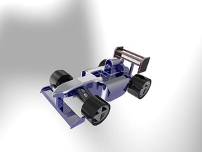 another f1 style car toys games 3d print model - Mito3D