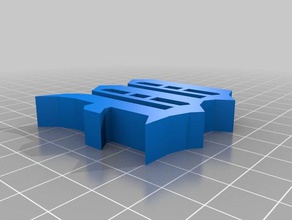 letter goth signs logos 3d print model - Mito3D