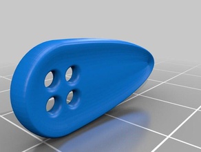 easy-to-use shirt button other 3d print model - Mito3D