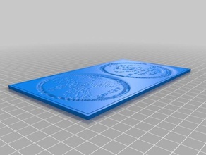 um quatloo 2d a arte personalizado 3d print model - Mito3D