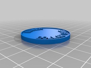 dart-chip moedas emblemas personalizado 3d print model - Mito3D