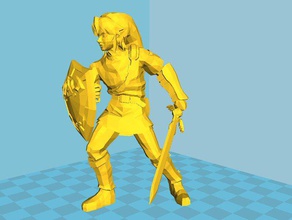 lien de la légende zelda modèles action figure 3d print model - Mito3D