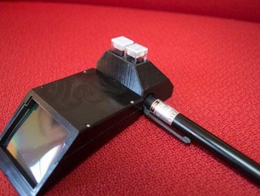 smart phone spectrometer cuvette holder physics astronomy public lab smartphone 3d print model - Mito3D