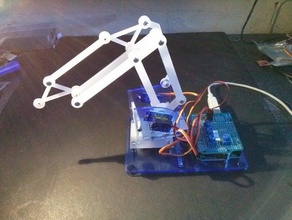 mearm version 01 ultra cheap robot arm robotics 3d print model - Mito3D