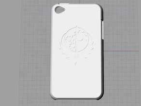 la hermandad de acero ipod touch 4th gen caso móvil teléfono bos fallout funda del 3d print model - Mito3D