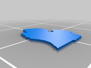 lower peninsula michigan decor state usa use 3d print model - Mito3D