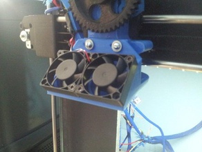 2 duto do ventilador maior bocais da cabeça 3d a impressora acessórios 3d print model - Mito3D