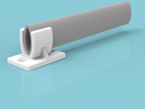 drop-down blinds snap clip bracket household 3d print model - Mito3D