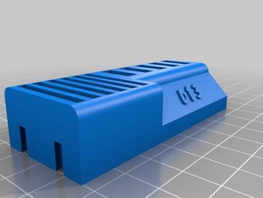 d13 usb stick sd card holder organization customized 3d print model - Mito3D