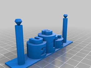 usa podium household 3d print model - Mito3D