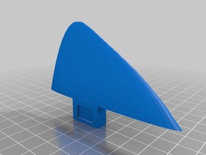 surfboard fin fcs knubster 3d printing 3d print model - Mito3D
