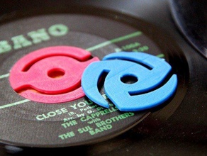 heavy rotation 45 rpm adapter music record 3d print model - Mito3D