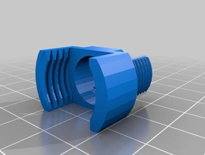 dremel flex shaft adapter Teile 3d print model - Mito3D