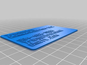 custom business card organization customized 3d print model - Mito3D