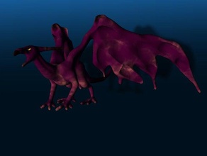 western dragon creature 3d print model - Mito3D