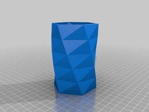 customized twisted vase decor 3d print model - Mito3D