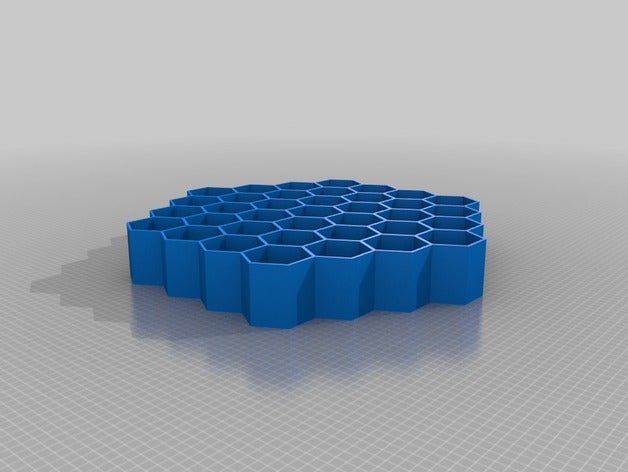 my customized honeycomb tile 1 organization 3D print model - Mito3D