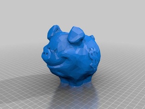 tirelire en forme de cochon les conteneurs l'argent 3d print model - Mito3D