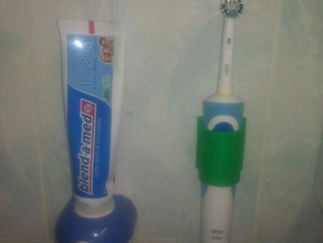 oral-b elektrikli diş fırçası tutucu banyo 3d print model - Mito3D