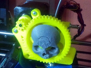 skull cap big gear gregs tapa para engranaje grande wade 3d printer accessories 3d print model - Mito3D