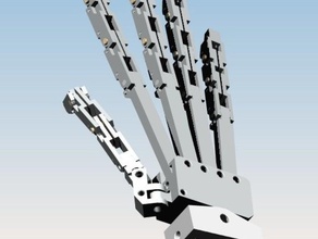 robot hand-individual parts other 3d puppet 3d print model - Mito3D
