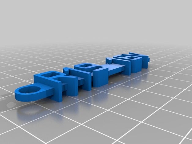 r19 16v trousseau de clés l'organisation personnalisé 3D print model - Mito3D