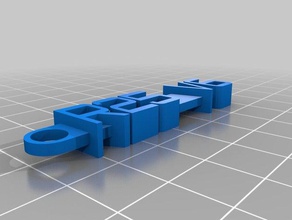 r25 v6 keychain organization customized 3d print model - Mito3D
