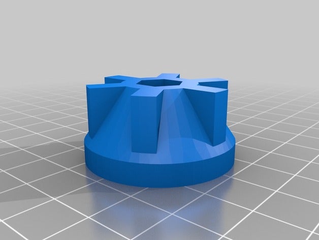 m6 porca borboleta tampa partes 3D print model - Mito3D