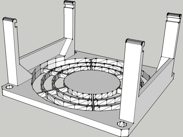 las rampas de la junta 60 mm montaje del ventilador 3d impresora accesorios 14 3D print model - Mito3D