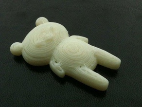 rilakkuma oso otros 3d animal figurine makeentry juguete 3d print model - Mito3D