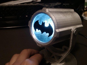 bat-signal props batman batsignal bat signal lehof light 3d print model - Mito3D