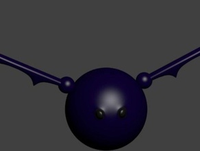 barry murciélago los animales 3d print model - Mito3D