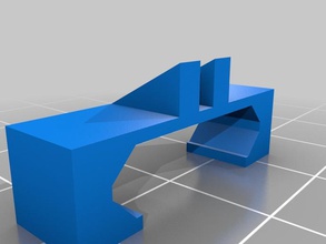 traseira vista picatinny rail esporte ao ar livre 3d print model - Mito3D