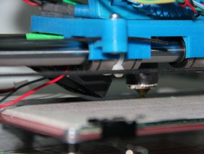 simple fan holder 3d printer parts hotend mendel90 3d print model - Mito3D
