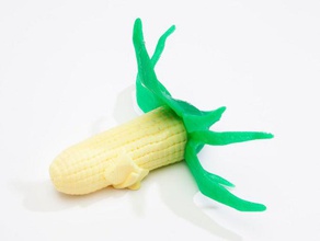 buttered corn sculptures adamfont adam fontenault model pla 3d print model - Mito3D