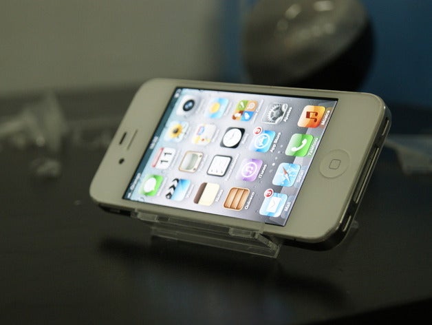 la luz del iphone móvil 2d 4s de célula movil smarthphone telefono 3D print model - Mito3D