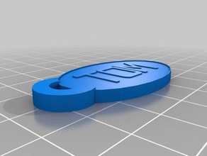 tom keychains customized 3d print model - Mito3D