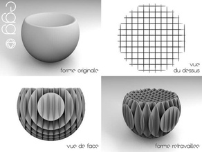 egg stool sculptures 3d print model - Mito3D