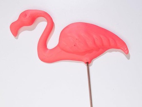 flamingo outdoor Garten abs bakutis blatt jason jbakutis Rasen rosa stellar pink todd 3d print model - Mito3D