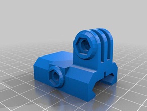 weaverpicatinny gopro monte otros 3d print model - Mito3D