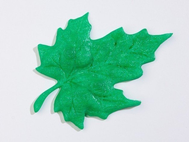 maple leaf outdoor garden bakutis green jason jbakutis pla 3D print model - Mito3D