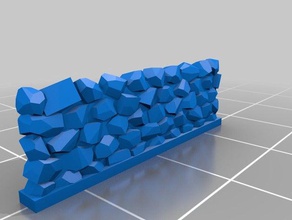 muro di pietra casa oggetti scena personalizzato 3d print model - Mito3D