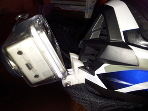 gopro de capacetes para motociclistas montagem afx fx-39 voar trekker esporte ao ar livre vá pro 3d print model - Mito3D