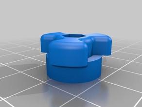 m3 de nylon tuerca 3d la impresora partes 3d print model - Mito3D