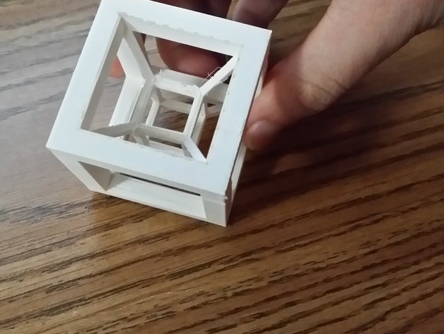 adhd cube hypercube4th dimensional object other 3D print model - Mito3D