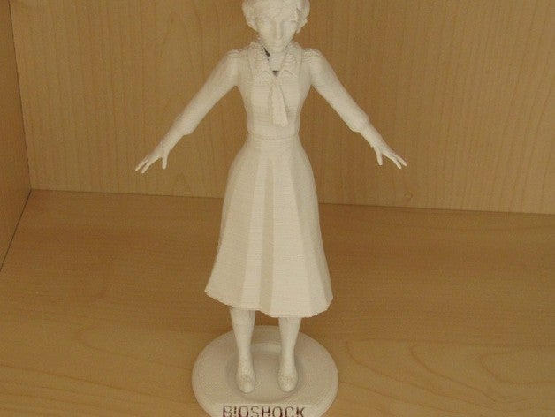 elizabeth de bioshock infinite pessoas jogo suporte 3D print model - Mito3D