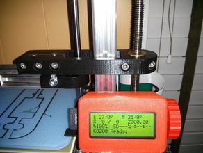 k8200 extra axis nut holder 3d printer parts velleman 3d print model - Mito3D