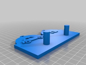 chave de gancho personalizador sistemas organização personalizado 3d print model - Mito3D