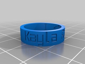 kayla ilk Microsoft Dynamics CRM, ben yüzük özelleştirilmiş 3d print model - Mito3D